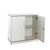 Essentials Sumo Modular Mailroom Double Storage Unit White