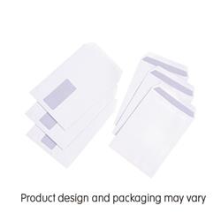 5 Star Value Envelope Pocket Press Seal Window 100gsm White C5 (Pack 500)