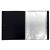 5 Star Office Display Book Hardback Cover Polypropylene 100 Pockets A4 Black