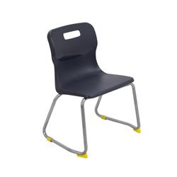 Titan Skid Base Chair Size 3 - 350mm Seat Height - Charcoal Ref T23-C