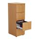 4 Drawer Filing Cabinet - Beech Ref TES4FCBE2