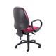 Calypso Ergo Chair With Fixed Arms - Claret Ref CH2810CL+AC1002