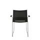 Rome Skid Armchair - Black Ref CH7002BK