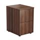 Mezzo 2 Drawer Filing Cabinet - Dark Walnut Ref TES2FCDW