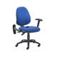Calypso Ergo Chair With Folding Arms - Royal Blue Ref CH2810RB+AC1082