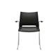 Rome Skid Armchair - Black Ref CH7002BK