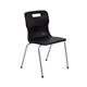 Titan 4 Leg Chair Size 6 - 460mm Seat Height - Black Ref T16-BK