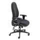 Maxi Ergo Chair With T Adjustable Arms - Charcoal Ref CH0808CH+AC1040