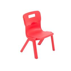 Titan One Piece Chair Size 1 - 260mm Seat Height - Red Ref T1-R