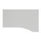 Mezzo Cantilever Plus 1600 Right Hand Wave Cantilever Workstation - White Top White Legs Ref OEV1610WVRCLWHWH