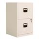 Bisley 2 Drawer A4 Home Filing Cabinet - Chalk Ref PFA2CHK