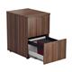 Mezzo 2 Drawer Filing Cabinet - Dark Walnut Ref TES2FCDW