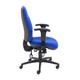Maxi Ergo Chair With T Adjustable Arms - Royal Blue Ref CH0808RB+AC1040