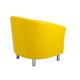 Tub Armchair With Metal Feet - Yellow Ref OF2201YML