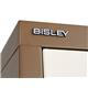 Bisley Steel Double Door Contract Cupboard inc. 4 Shelves - Coffee Cream Ref E782A04C/C