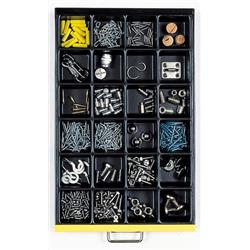 Optional A4 24 Compartment Tray - Black Ref 224P5/1