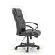 Casino II Leather Chair - Black Ref CH0210BK