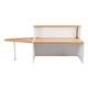 Lento Reception Unit 1600 With Extension - Beech Ref RCA1600EXBEWH2