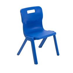 Titan One Piece Chair Size 3 - 350mm Seat Height - Blue Ref T3-B