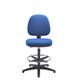 Zoom Mid Back Draughtsman Operator Chair - Royal Blue Ref CH0709RB+AC1042