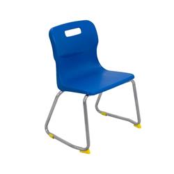 Titan Skid Base Chair Size 3 - 350mm Seat Height - Blue Ref T23-B