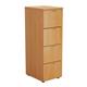 4 Drawer Filing Cabinet - Beech Ref TES4FCBE2