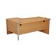 Mezzo Panel 1600 Crescent Panel Right Hand Workstation - Beech Ref OPR1612CWSRPBE