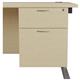 Allegro 2 Drawer Fixed Pedestal - Maple Ref TESHP2/655MA