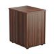 Mezzo 2 Drawer Filing Cabinet - Dark Walnut Ref TES2FCDW