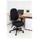 Maxi Ergo Chair With T Adjustable Arms - Charcoal Ref CH0808CH+AC1040