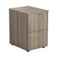 Mezzo 2 Drawer Filing Cabinet - Grey Oak Ref TES2FCGO