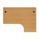 Mezzo Panel 1600 Crescent Panel Right Hand Workstation - Beech Ref OPR1612CWSRPBE