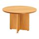 Regent Round Meeting Table - Light Walnut Ref TR1200MTLW