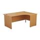 Mezzo Panel 1600 Crescent Panel Right Hand Workstation - Beech Ref OPR1612CWSRPBE