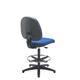 Zoom Mid Back Draughtsman Operator Chair - Royal Blue Ref CH0709RB+AC1042