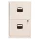 Bisley 2 Drawer A4 Home Filing Cabinet - Chalk Ref PFA2CHK