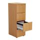 4 Drawer Filing Cabinet - Beech Ref TES4FCBE2