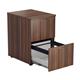 Mezzo 2 Drawer Filing Cabinet - Dark Walnut Ref TES2FCDW