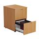 Mezzo 2 Drawer Filing Cabinet - Beech Ref TES2FCBE2