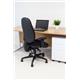 Maxi Ergo Chair With T Adjustable Arms - Charcoal Ref CH0808CH+AC1040