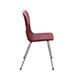 Titan 4 Leg Chair Size 6 - 460mm Seat Height - Burgundy Ref T16-BU