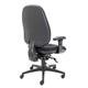 Maxi Ergo Chair With T Adjustable Arms - Charcoal Ref CH0808CH+AC1040