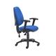Calypso Ergo Chair With Folding Arms - Royal Blue Ref CH2810RB+AC1082