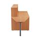 Lento Reception Unit 1400 With Extension - Beech Sides with Beech Top Ref RCA1400EXBEBE2