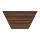 Trapezoidal Multipurpose Table 18mm Top 1600 x 800 - Dark Walnut Ref OMPT1680TRAPDW