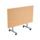 Allegro Tilting Table 1400 X 800 Silver Legs Beech  Top Ref OETT1480SVBE2