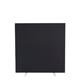 1200W X 1200H Upholstered Floor Standing Screen Straight - Black Ref FST1212SBK