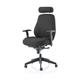 Georgia Black Fabric Executive Chair Ref OP000237