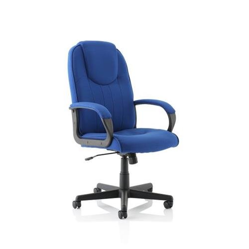Lincoln Royal Blue Fabric Executive Chair Ref OP000230 OP000230 5.