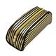 Metallic Striped Pencil Case Gold/Purple (Pack of 12) 302376